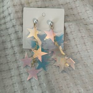 Sparkly star earrings - Taylor Swift Midnights adjacent
